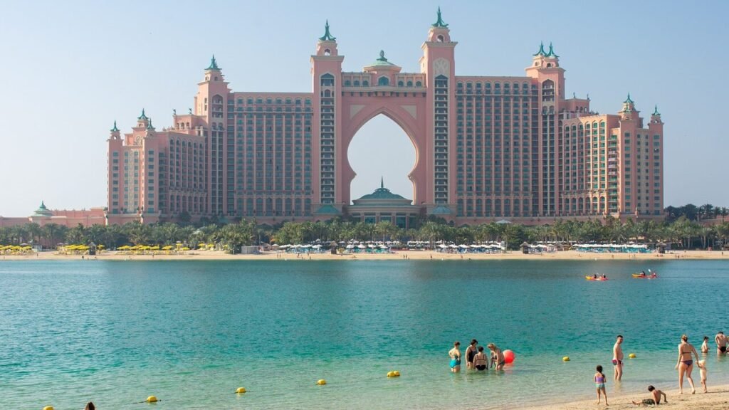 Desert luxury resort with infinity pool and mountain views for relaxation getaway