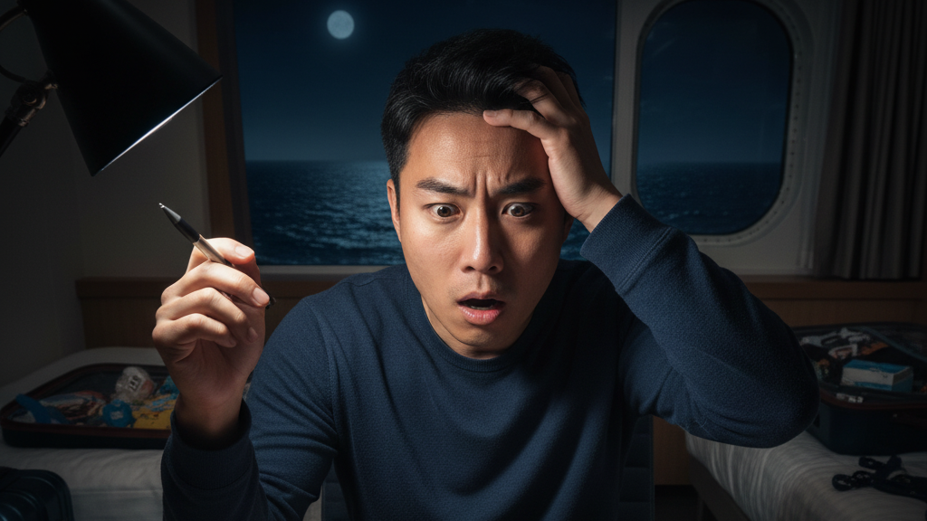 Understanding Cruise Costs: What's Included and What Costs Extra on Your Cruise 2 First-time cruise passenger surprised while reviewing final onboard bill showing unexpected cruise costs