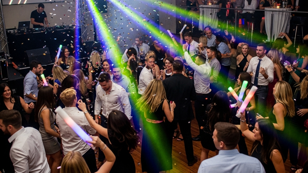 Hotel Party Events: What First-Timers Need to Know 6 Hotel party event dance floor at prime time with crowd dancing and high energy celebration