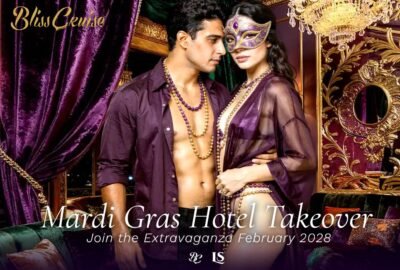 bliss cruise mardi gras new orleans hotel takeover february 2028