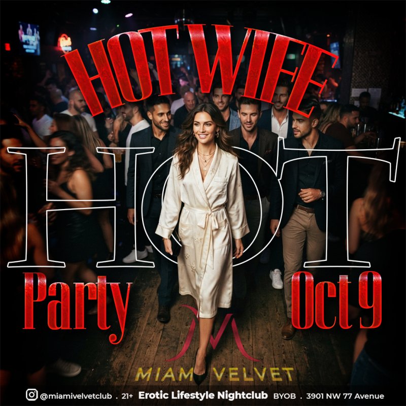 miami velvet hot wife party october