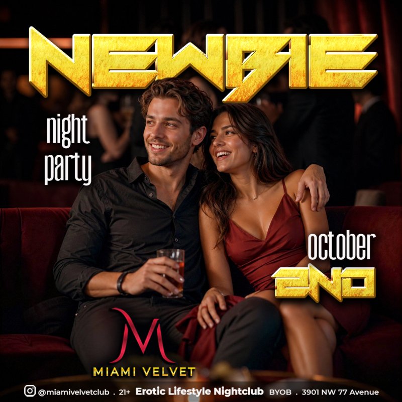 miami velvet newbie night october